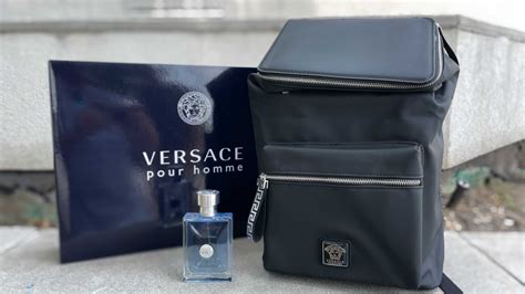 free versace backpack with perfume sephora|versace with backpack macy's.